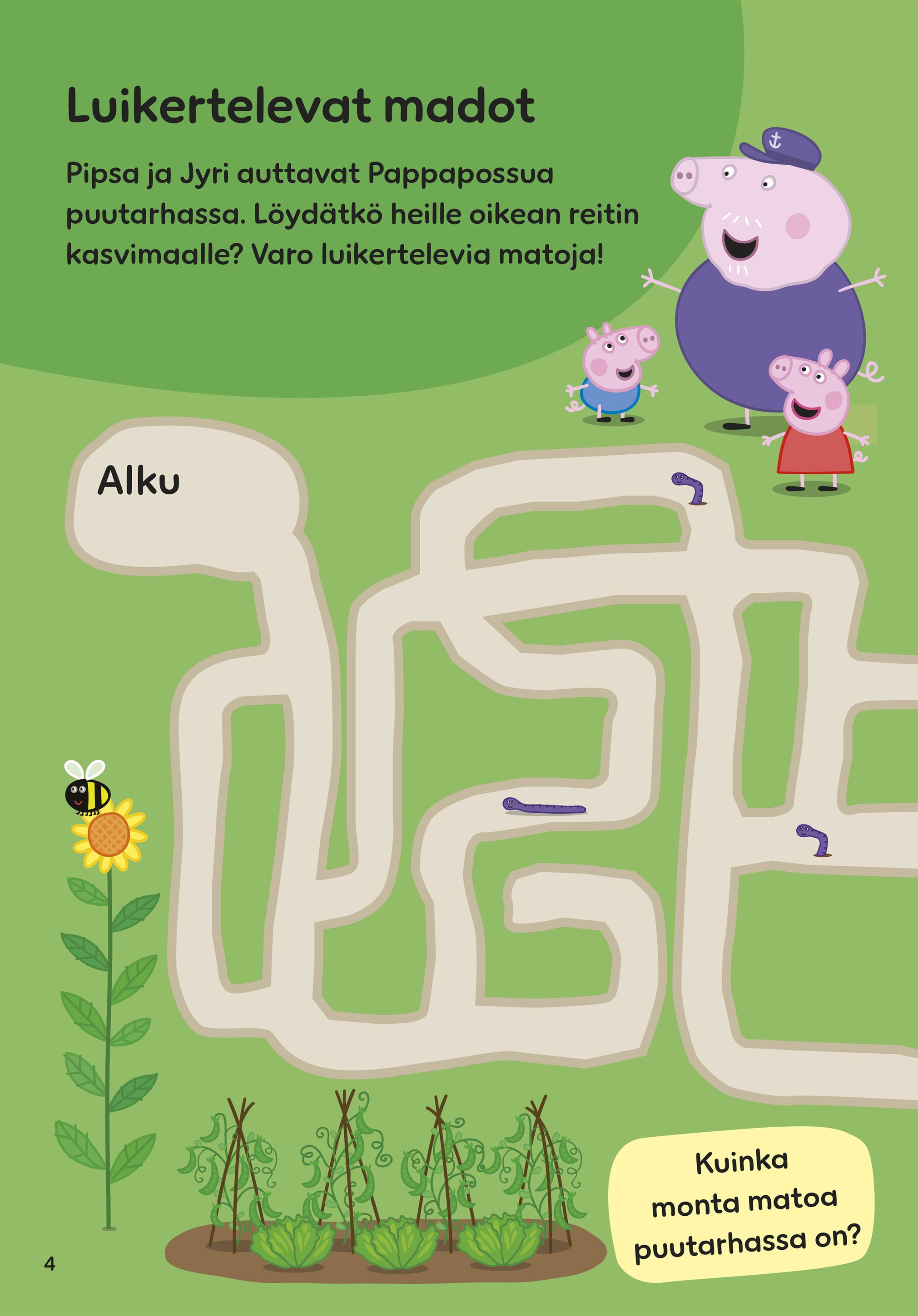 Pipsa Possu - Pipsan iloiset puuhat Tarrapuuhakirja