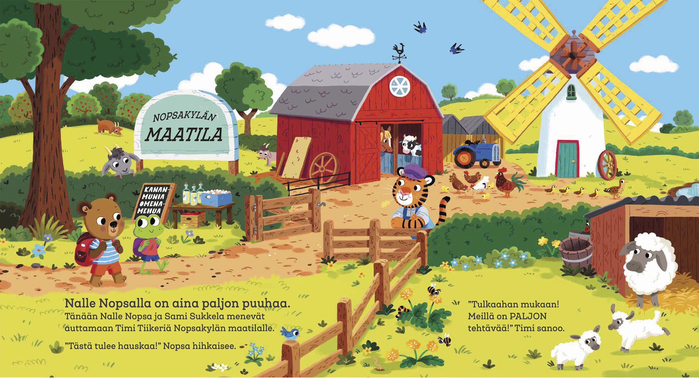 Nalle Nopsan satukirja - Traktorihommia