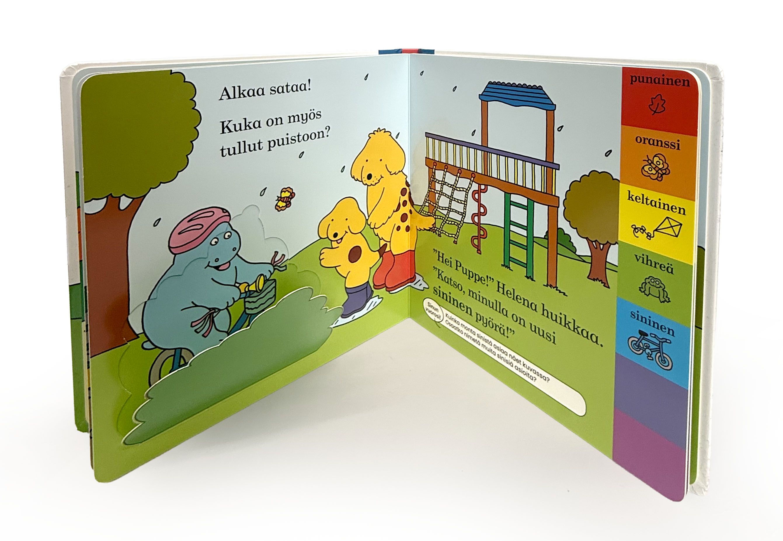 Opin Pupen kanssa - Puppe ja sateenkaaren värit