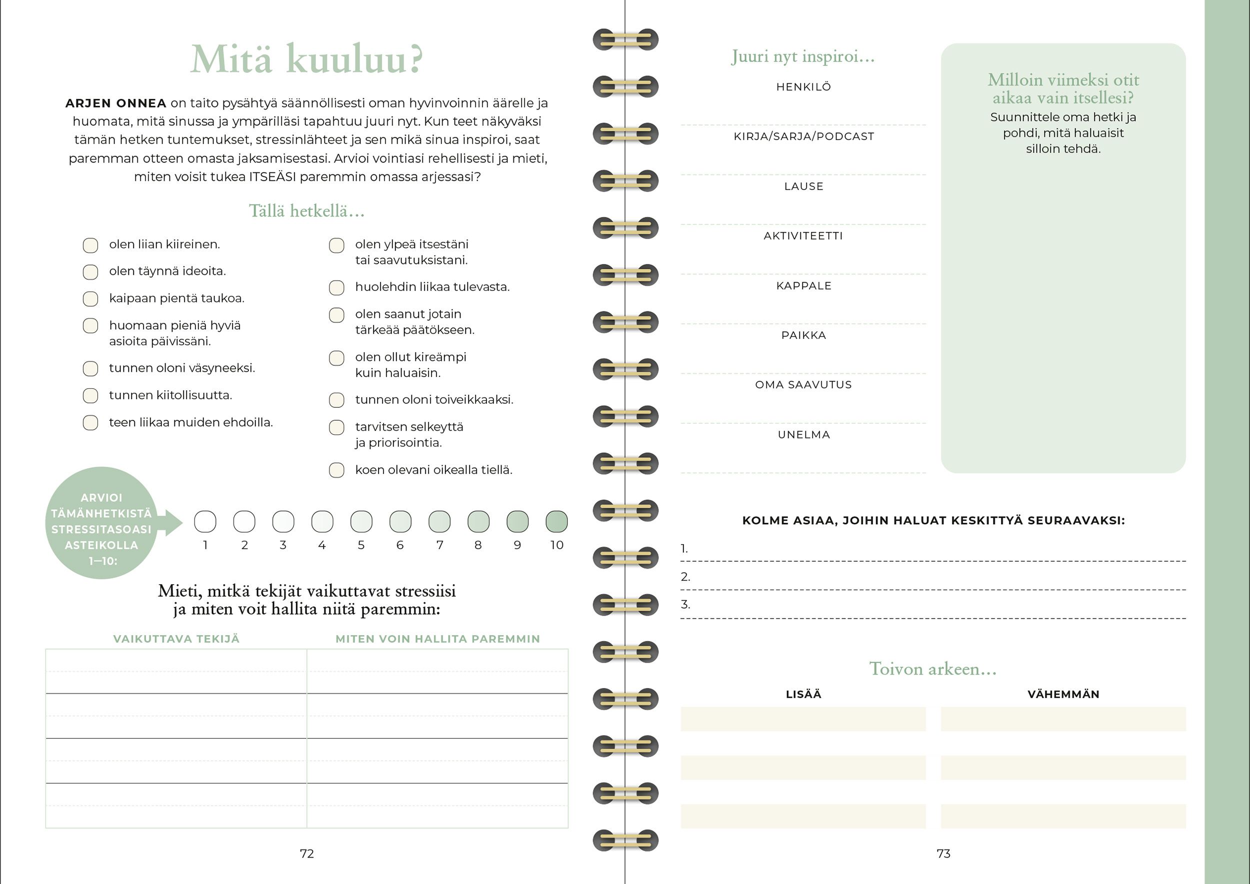 Arjen onni Planner 2027