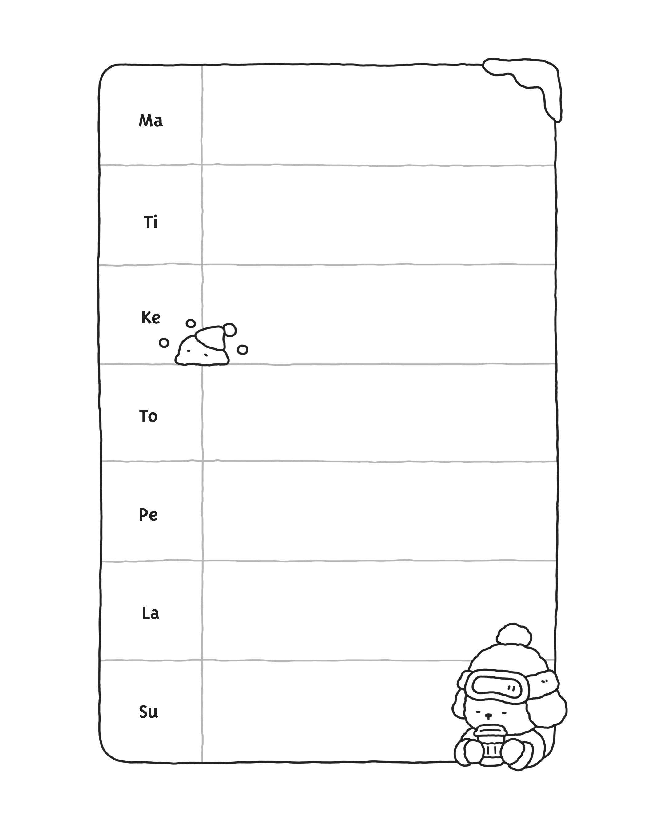 Coco Wyo - Cozy Planner