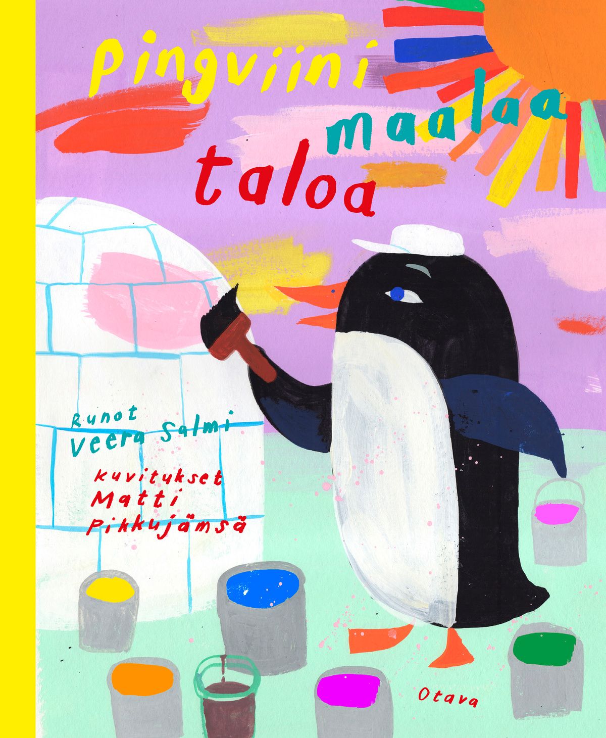 Siirry tuotesivulle Pingviini maalaa taloa